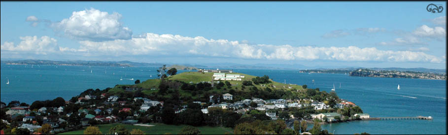 View towards North Head. Devonstock. Kiwi music on top of Mt Victoria, Devonport, Auckland, NZ. Photos by Aotearoa.co.nz