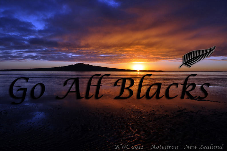 Rugby World Cup 2011. All Blacks, New Zealand